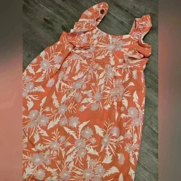 Cat & Jack Floral Hawaiian Print Maxi Dress - Picture 6 of 8